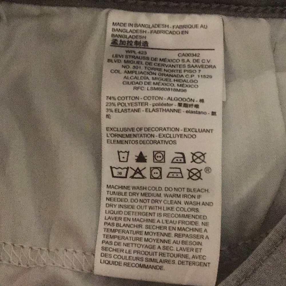 Denizen From Levi’s Gray Low Rise Jegging Jeans - Picture 8 of 9